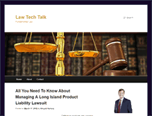 Tablet Screenshot of lawtechtalk.net